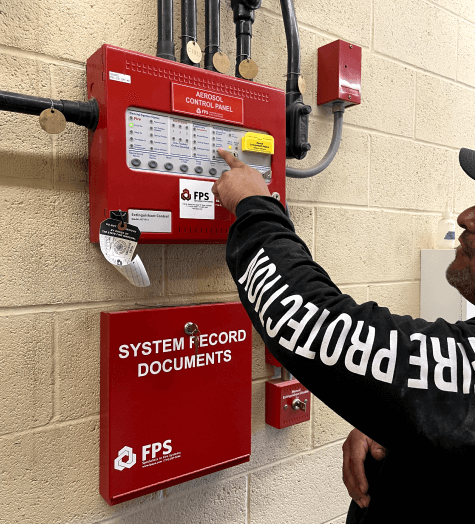 fire suppression control panel