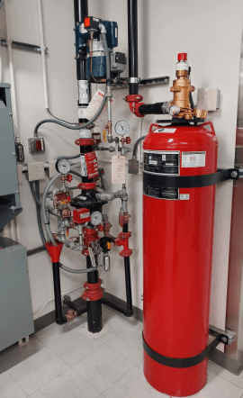 clean agent fire suppression system
