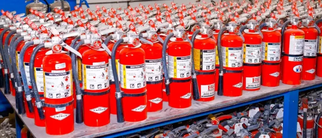 Expired fire extinguishers