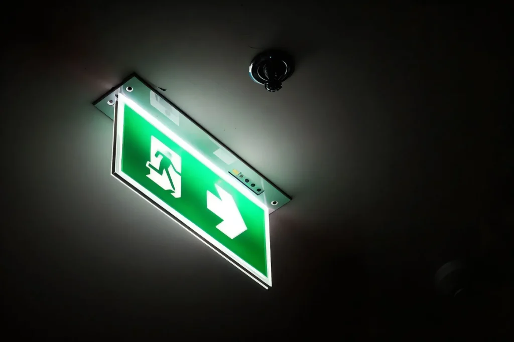 emergency exit light testing