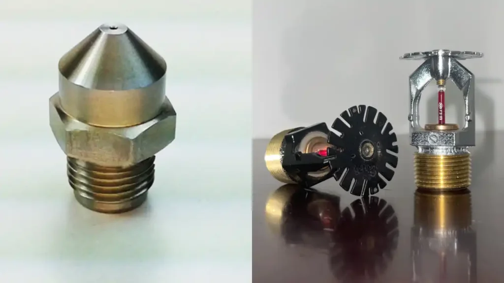 water mist nozzle vs fire sprinkler nozzle