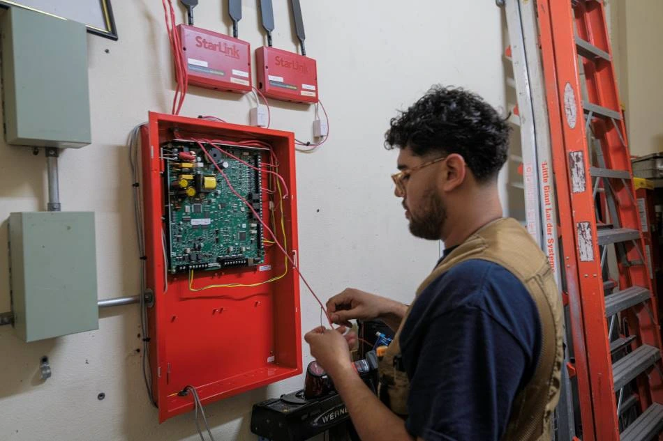 fire alarm test in bakersfield