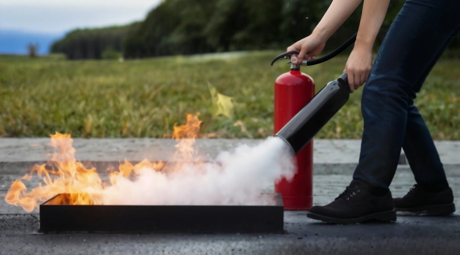 Attend Fire Extinguisher Training