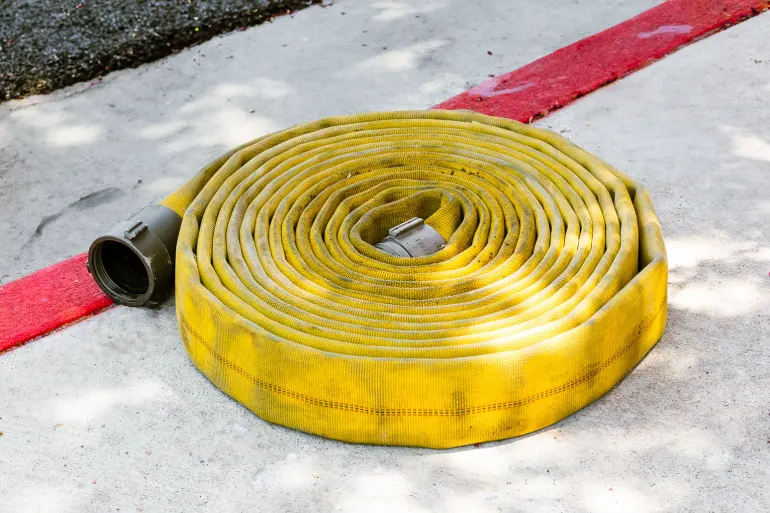 portable fire pump hose