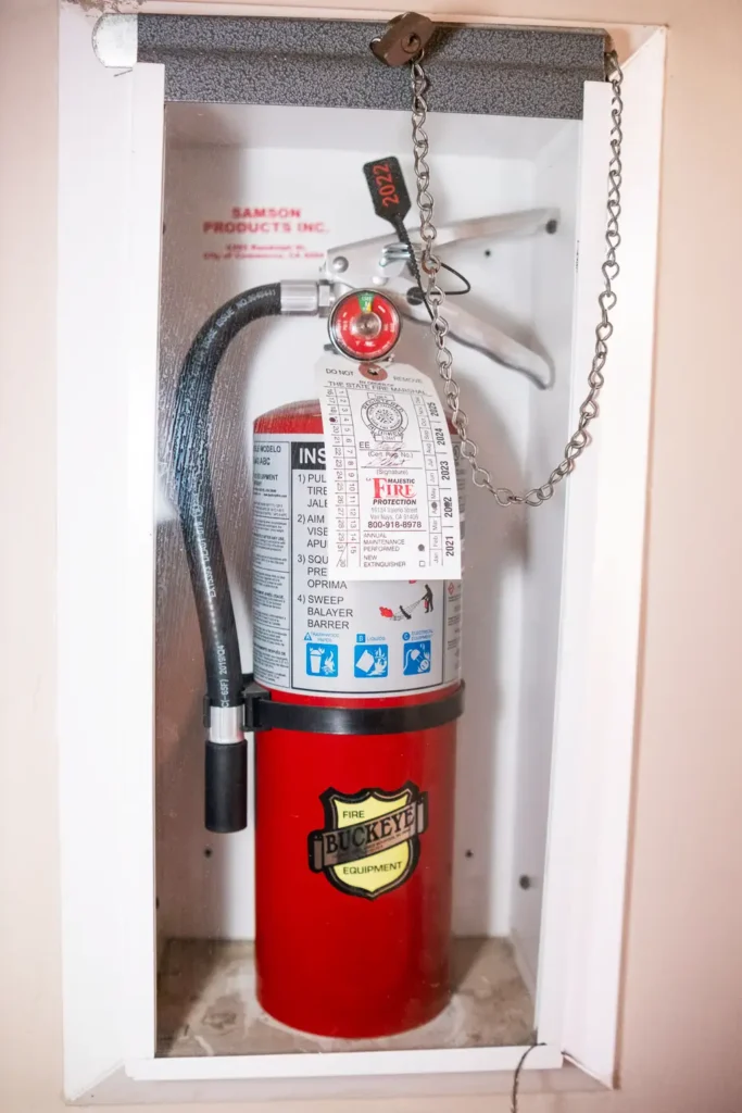 fire extinguisher cabinet