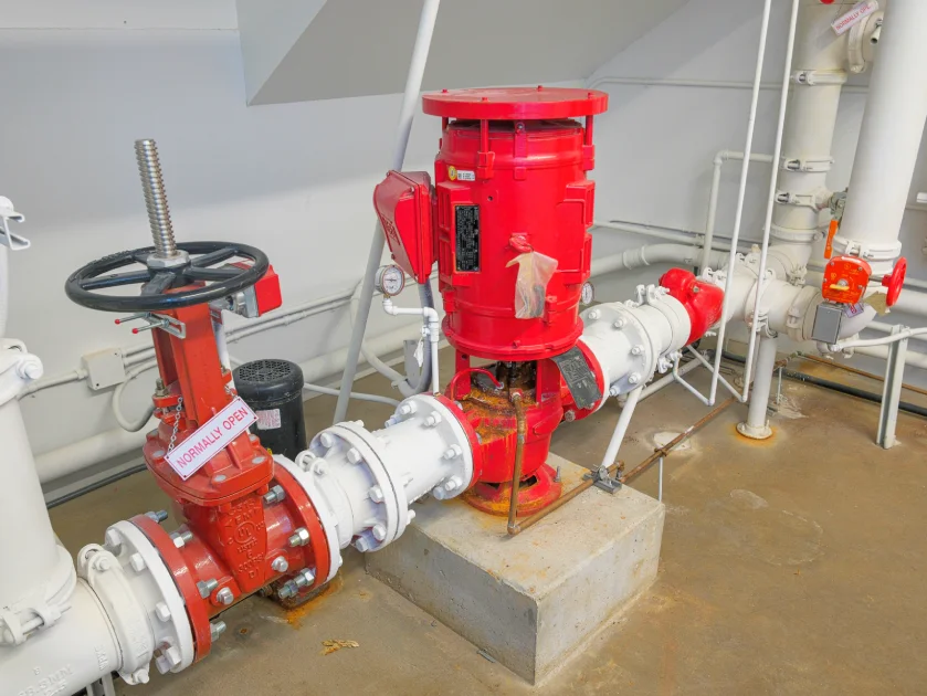 fire sprinkler system backflow preventor