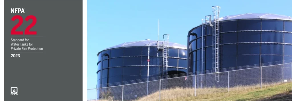 NFPA 22 water storage tanks