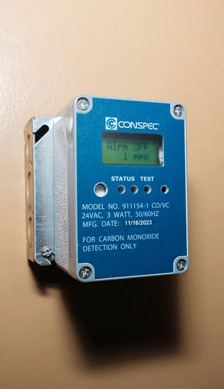carbon monoxide detection system