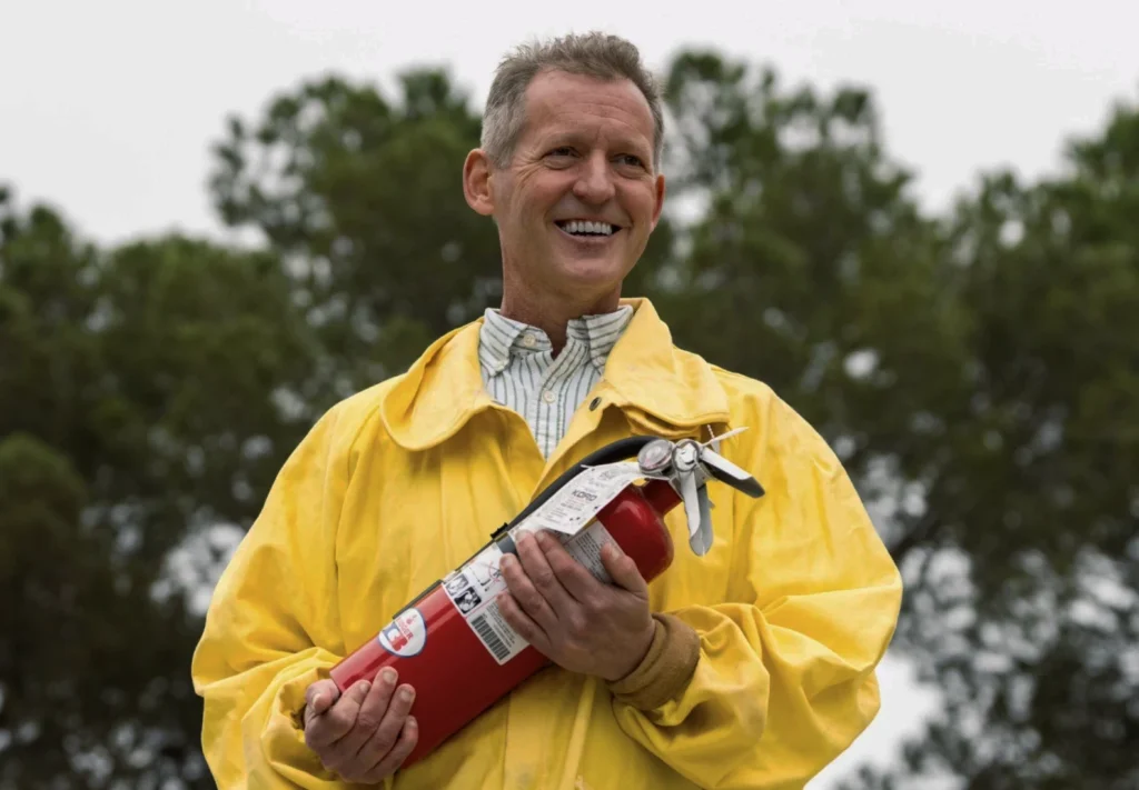 Getty Fire Extinguisher