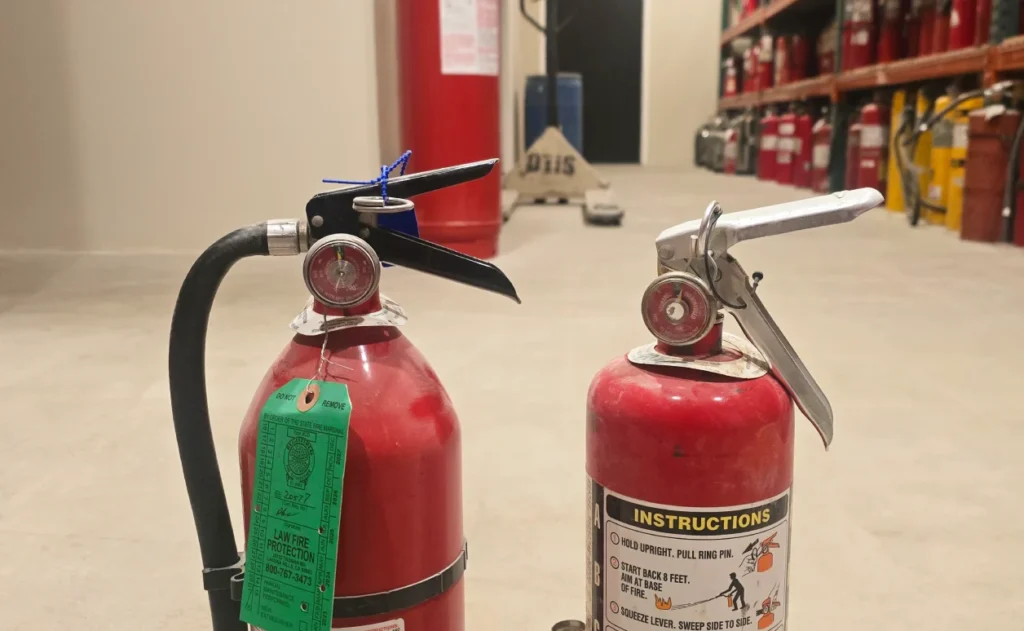 Non-rechargeable fire extinguisher