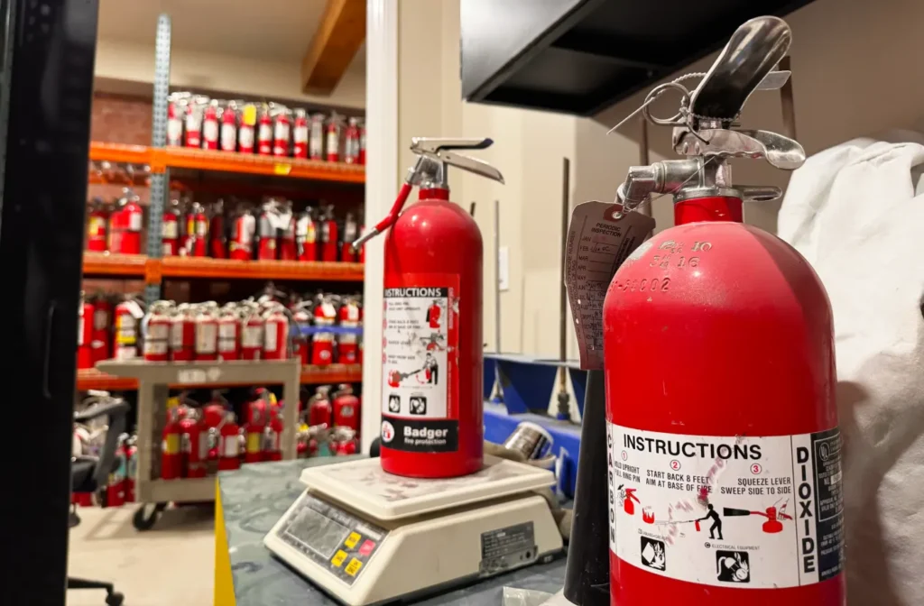 Recharged Fire Extinguisher Recharged Fire Extinguisher