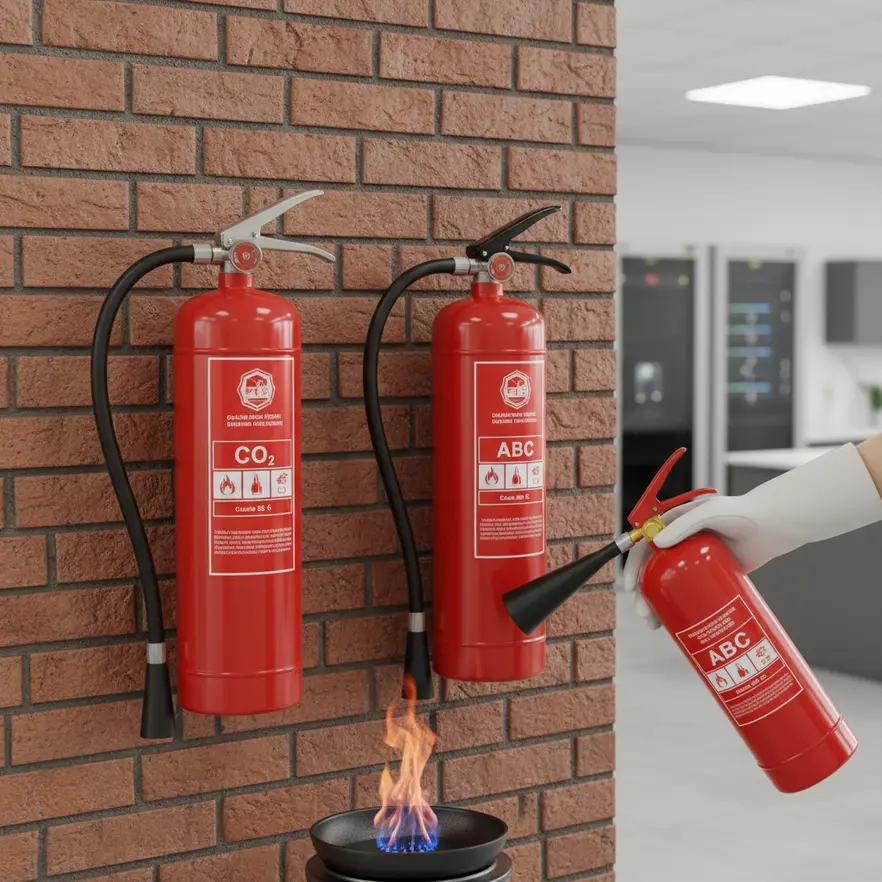 Silver vs Black Fire Extinguisher Handles Explained