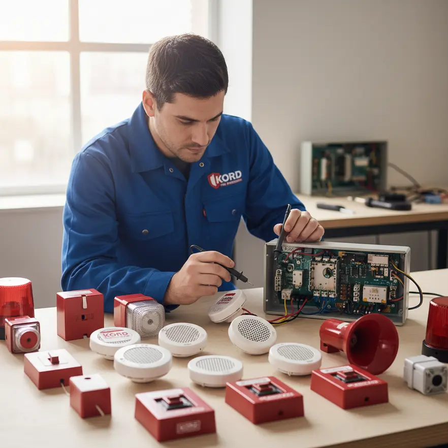 Fire alarm design early in construction