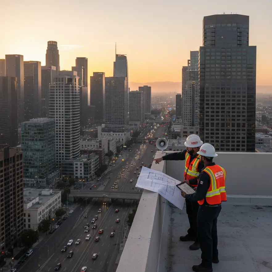 Dense mixed-use building voice evacuation zoning