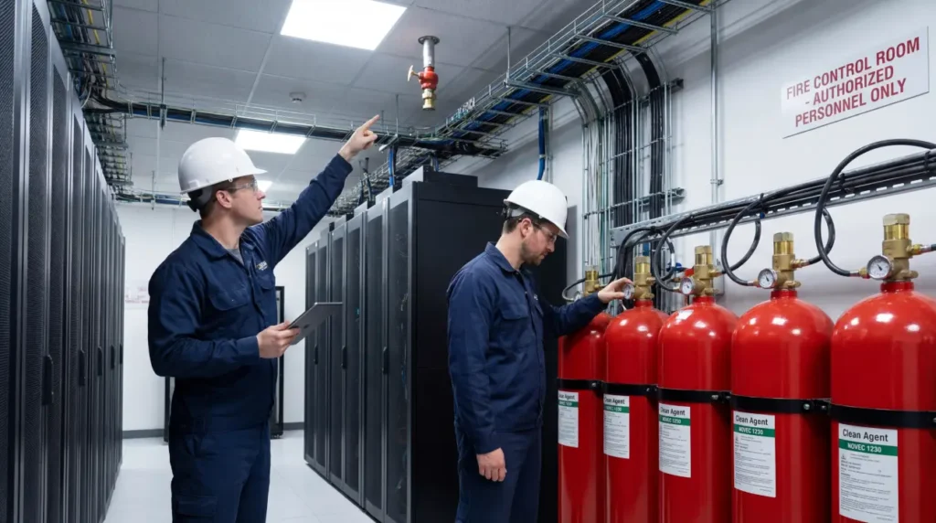 Data center fire safety Technicians