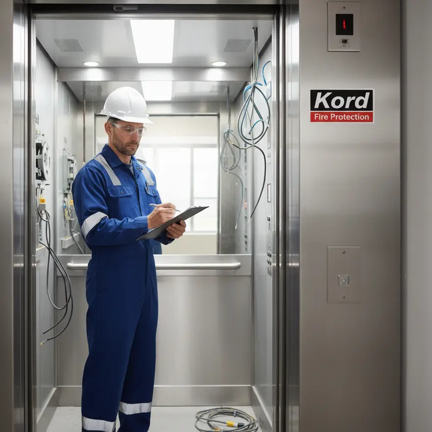 Elevator witness tests and fire safety