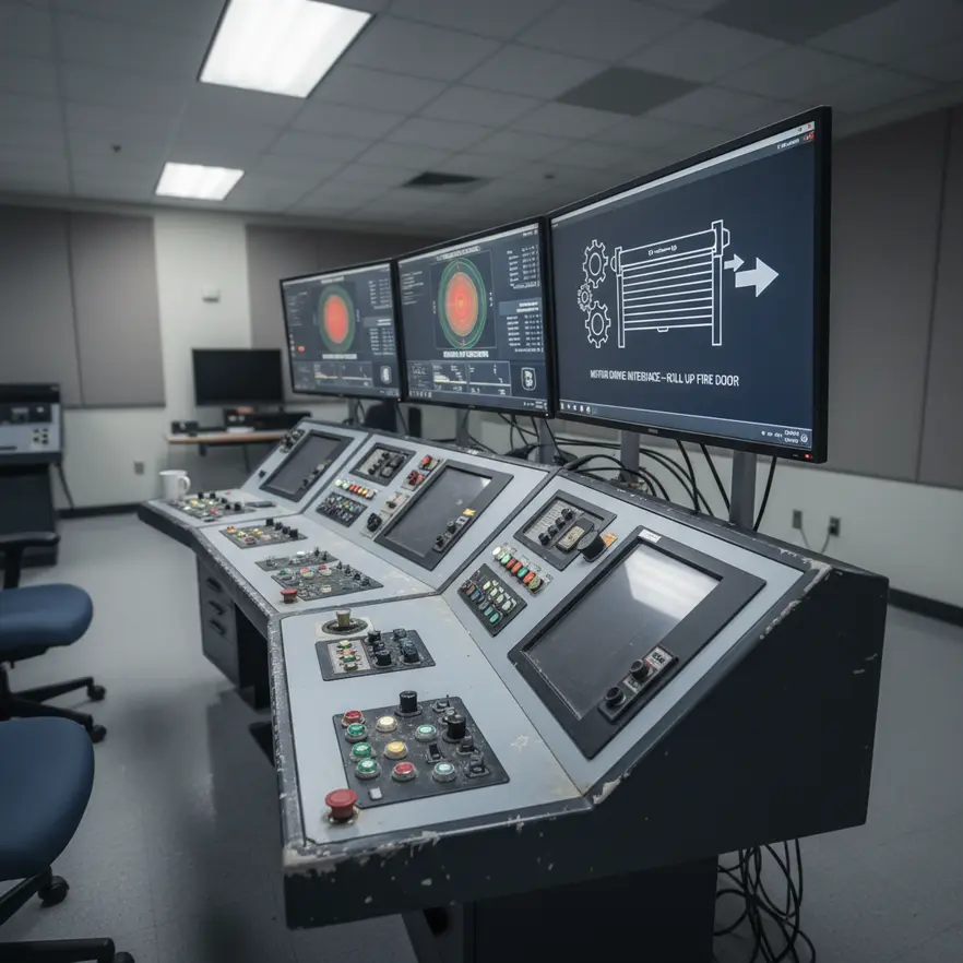 Roll up door drop test for fire safety