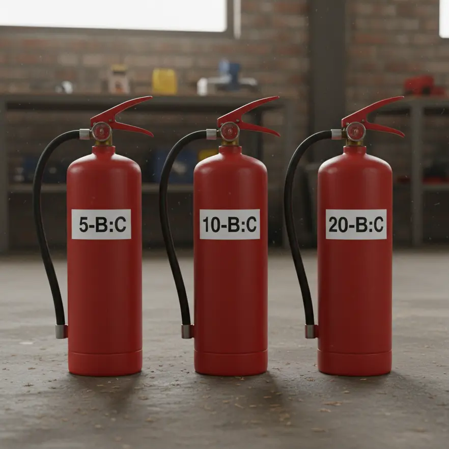 Fleet vehicles meeting fire extinguisher safety requirements