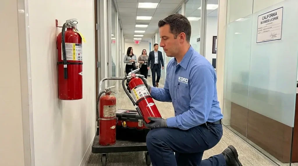 Fire extinguisher replacement requirements California