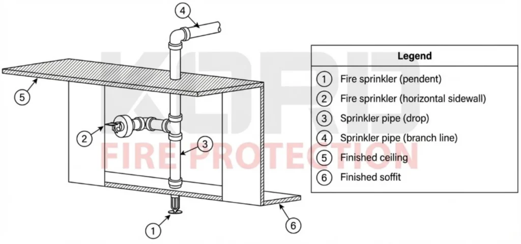 Sprinkler Head Location Requirements