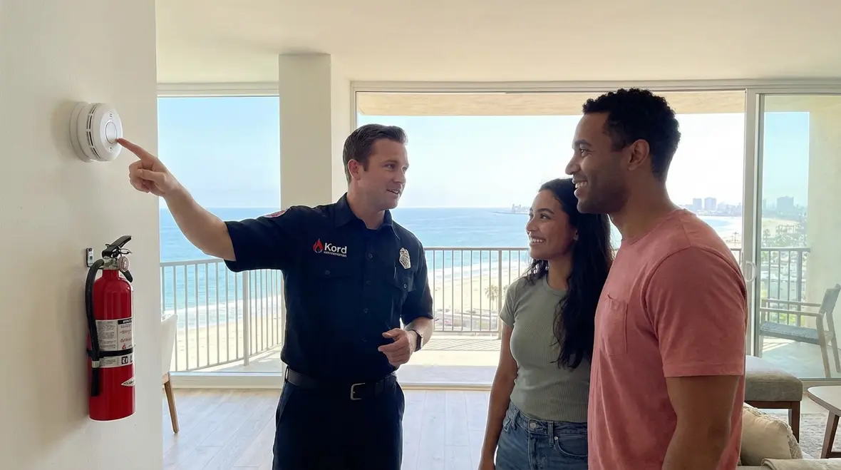 Fire Prevention in Long Beach with Kord Technicians