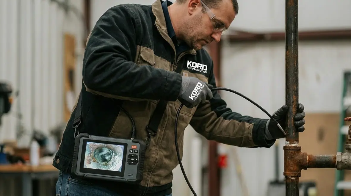 Table summarizing causes and effects of sprinkler corrosion