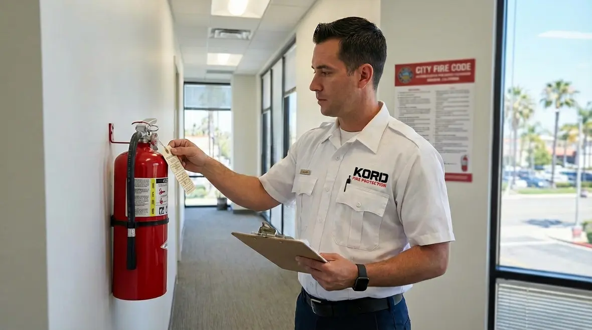 Guidelines for fire extinguishers in Anaheim