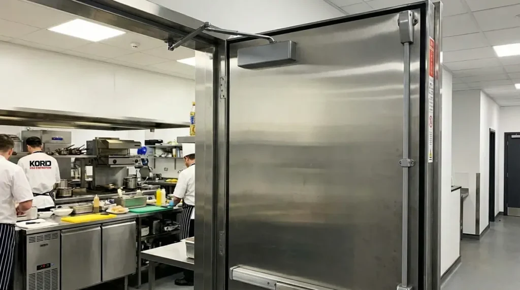 kitchen door fire regulations