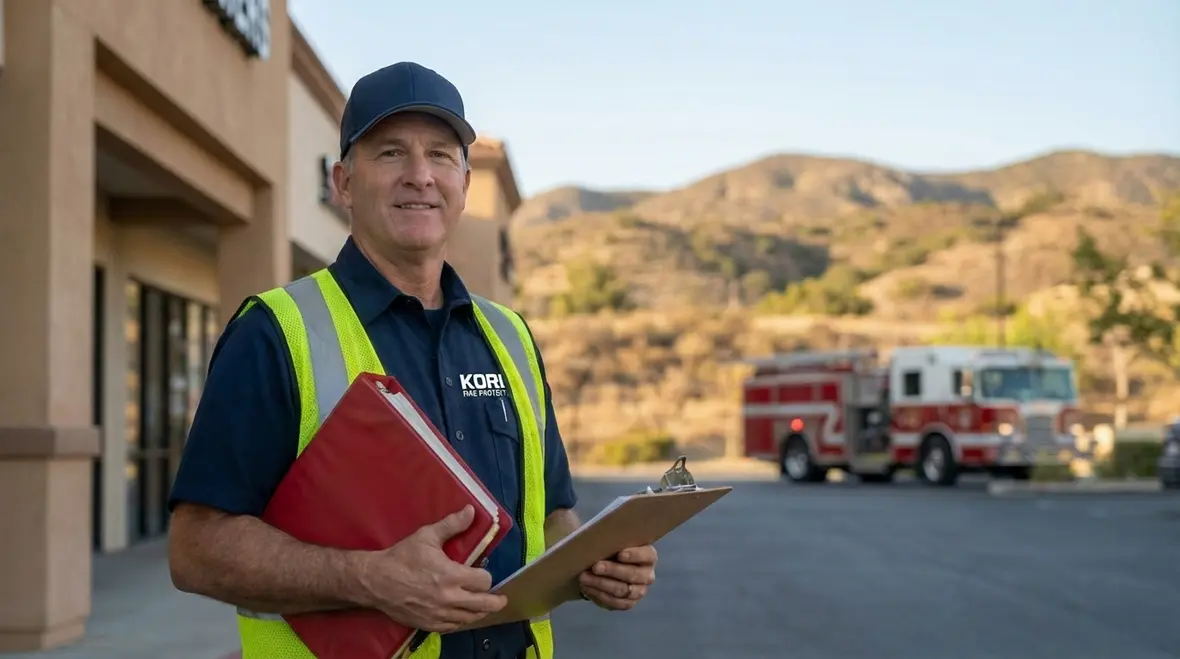 Southern California business preparing for a fire code inspection