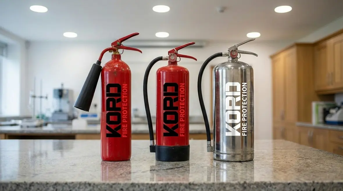 CO2 extinguisher placement in modern office layout