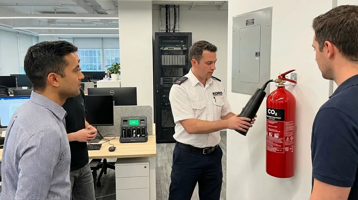 CO2 extinguisher applications for Santa Monica offices