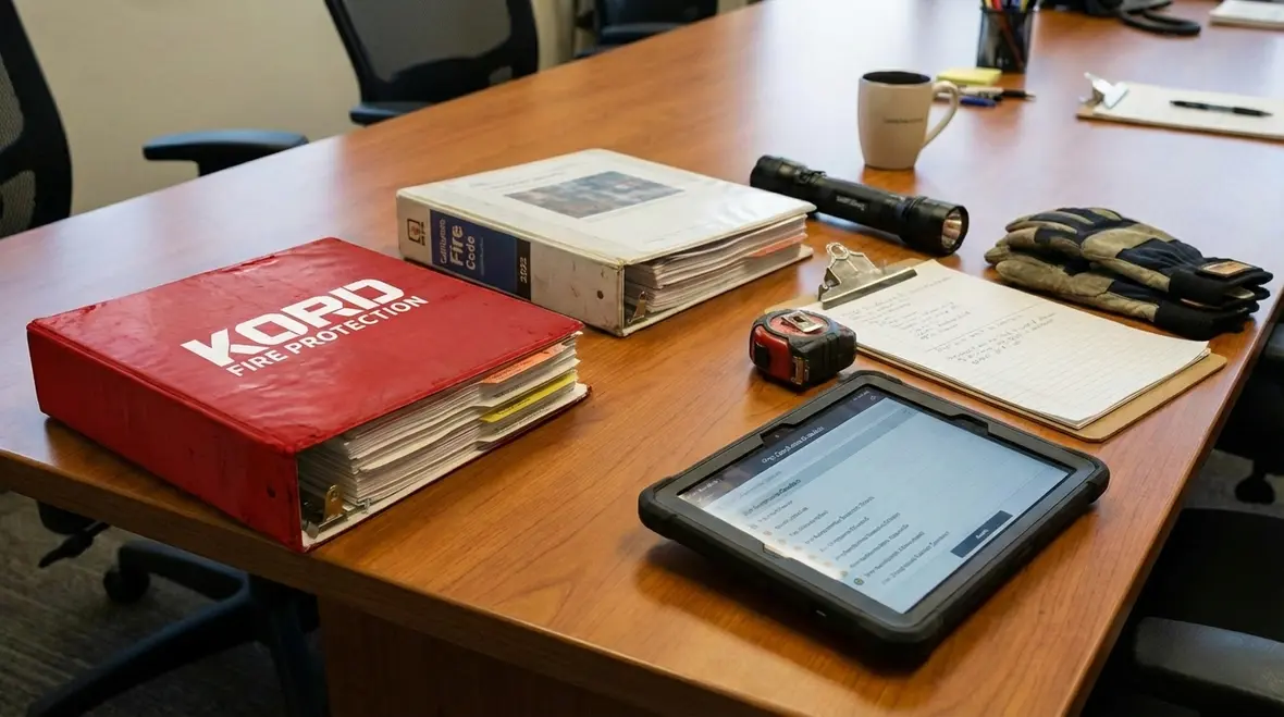 California building code and fire code overlays on NFPA standards