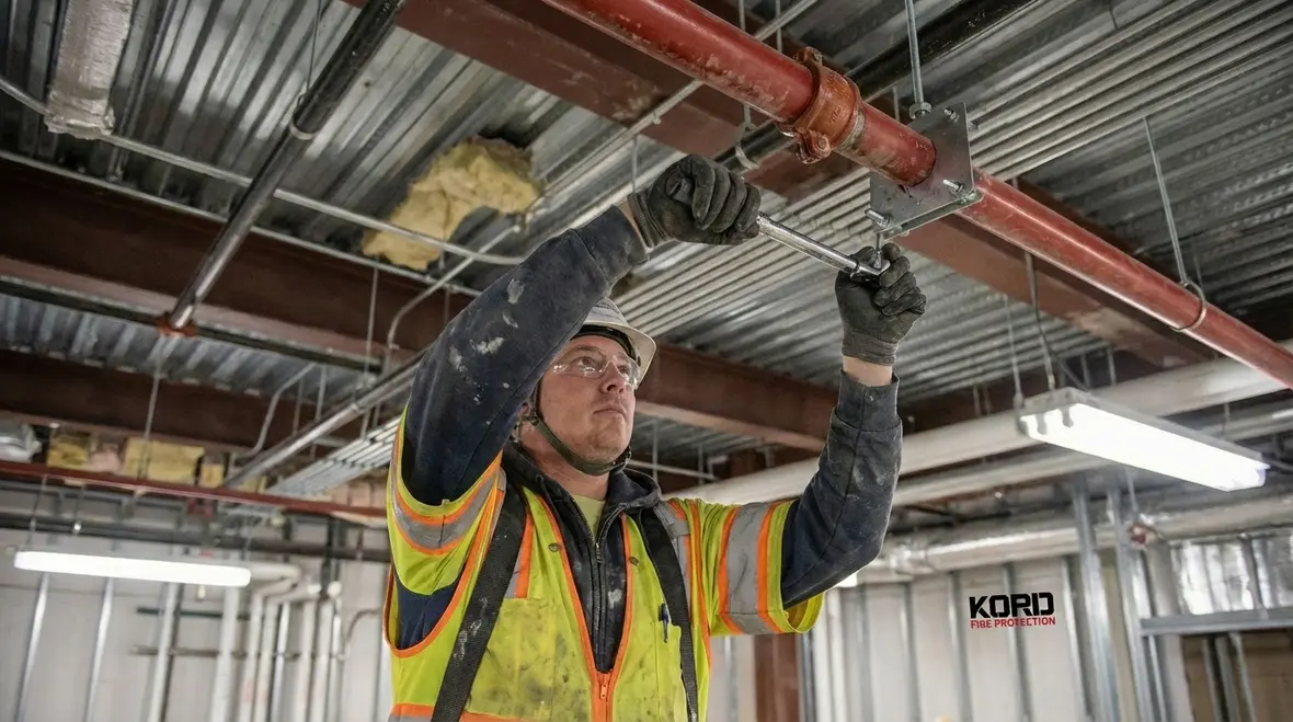 Inspector comparing NFPA compliance vs California code compliance