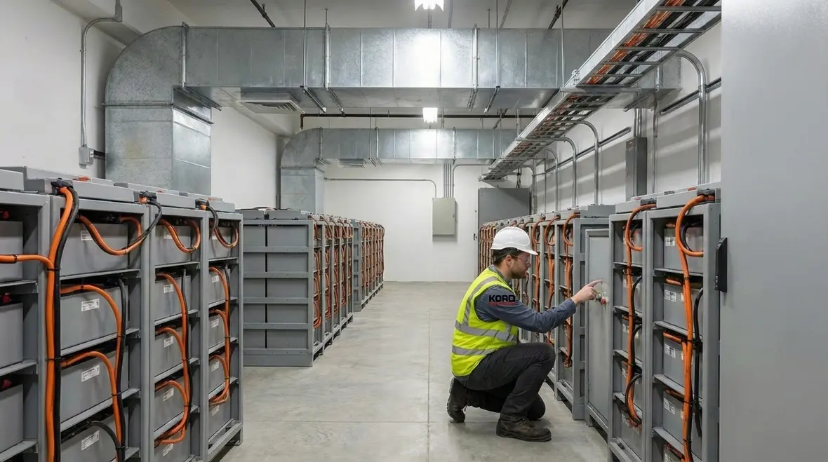 Lithium ion battery energy storage fire protection design