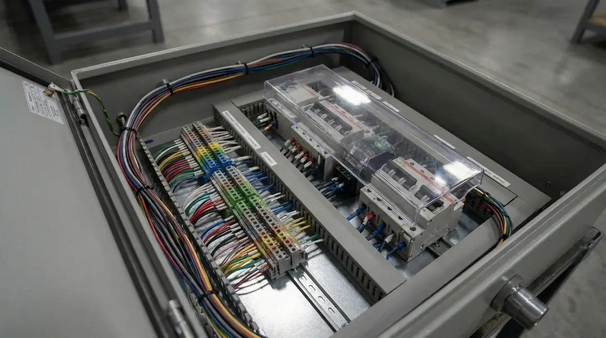 Improper hazardous material storage in a commercial space