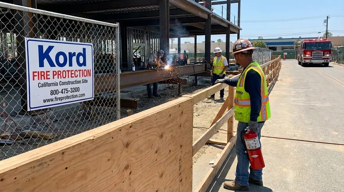 California fire code for construction sites overview