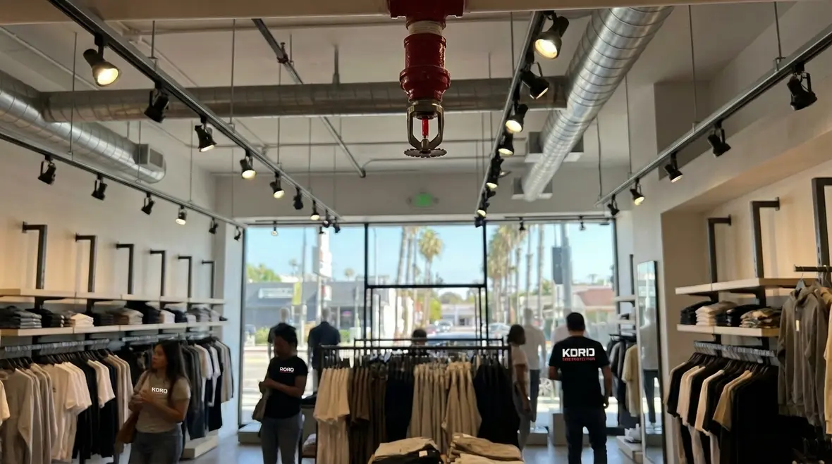 Retail Fire Sprinkler Requirements Burbank Glendale