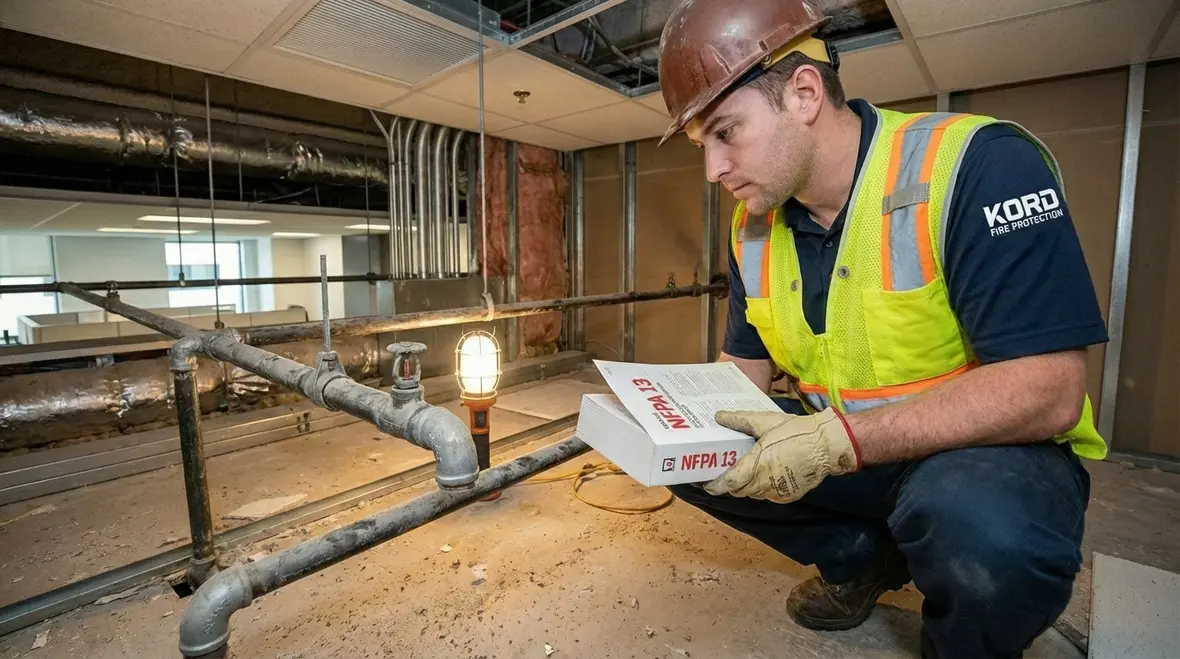 Internal fire sprinkler piping inspected every five years