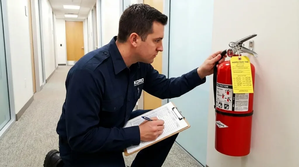 annual fire extinguisher inspection checklist
