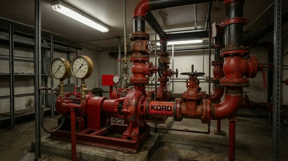 Automatic wet standpipe system with fire pump