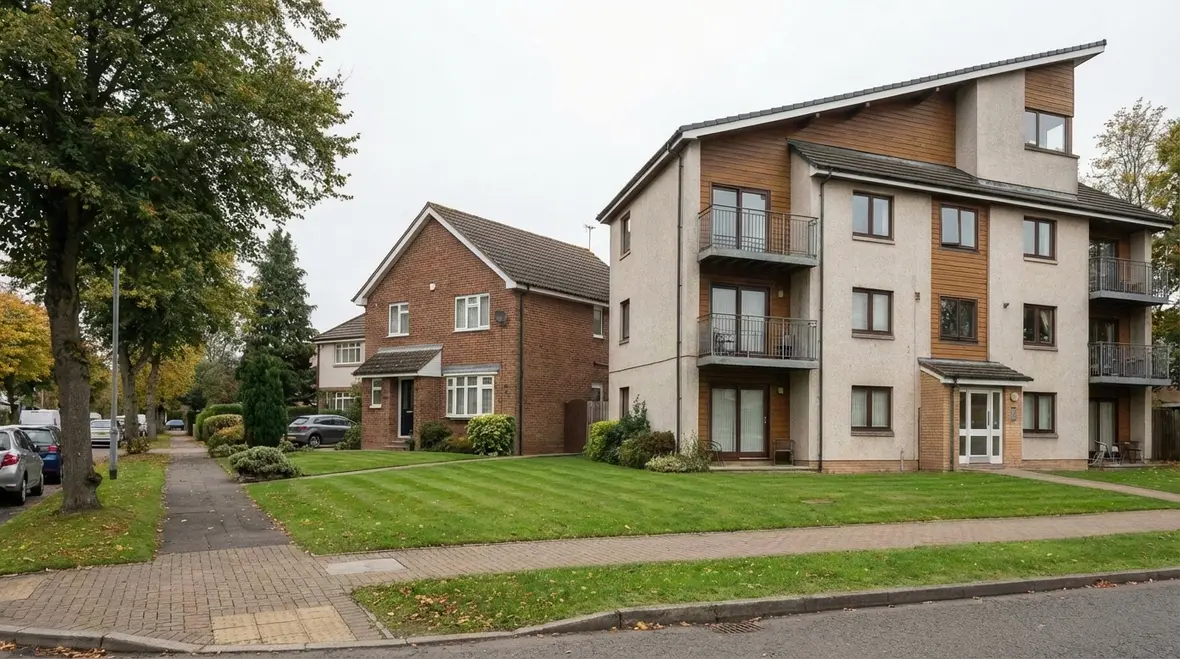 Side by side comparison of NFPA 13D and 13R residential standards