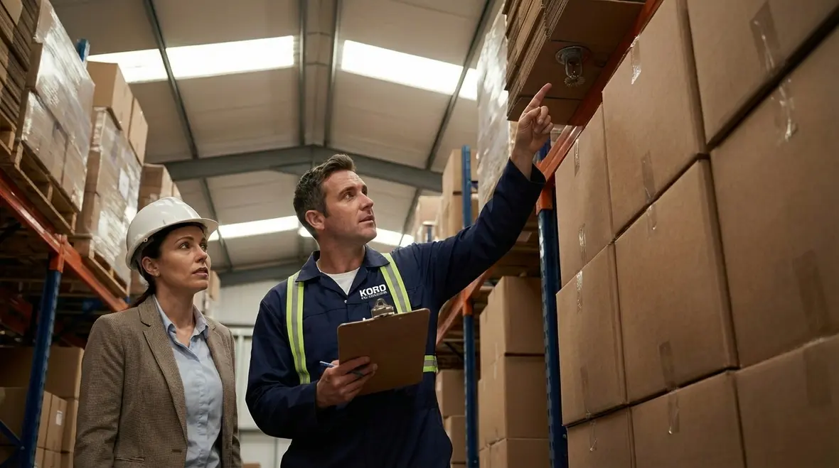 Fire alarm and sprinkler systems inspected in Los Angeles building