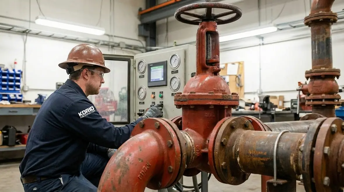 High hazard industrial equipment layout in Los Angeles showing deluge coverage zones