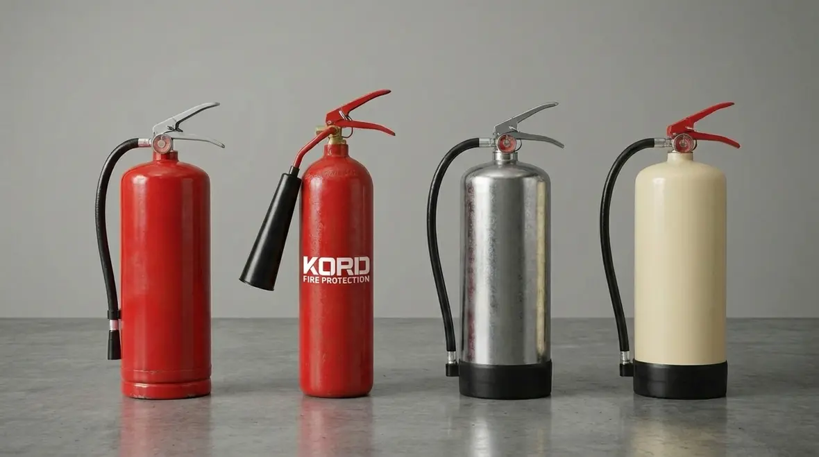 Technician inspecting a fire extinguisher for true readiness