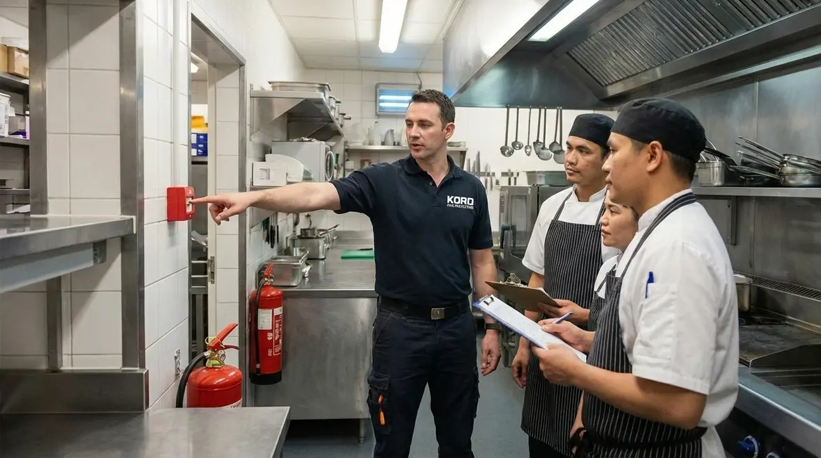 Common issues found during dry chemical fire suppression inspections