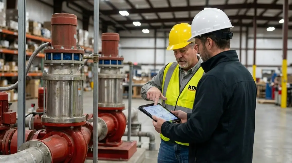 Industrial facility upgrading to eco friendly foam fire suppression