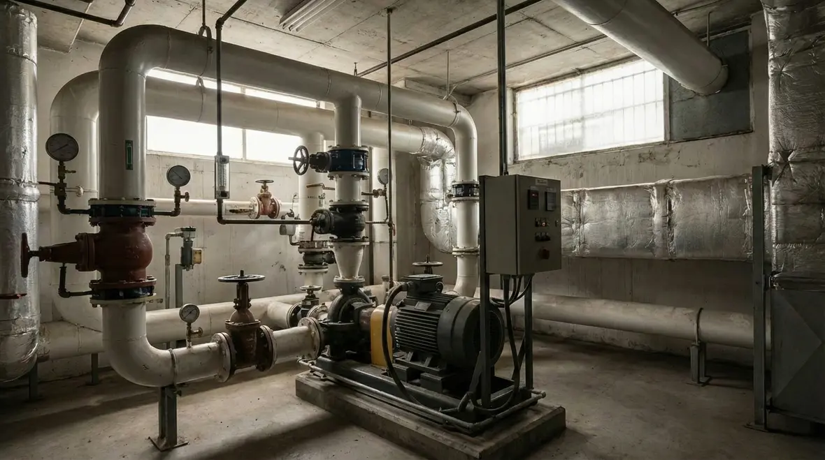 Fire sprinkler system components riser valves and gauges
