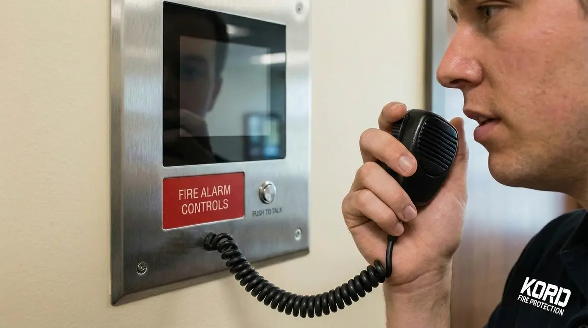 Core components of a modern voice evacuation fire alarm system