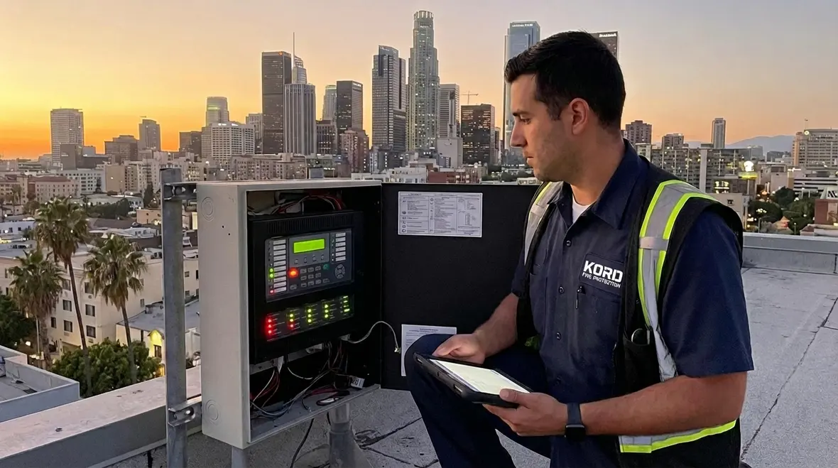 Fire alarm monitoring systems for Los Angeles commercial buildings