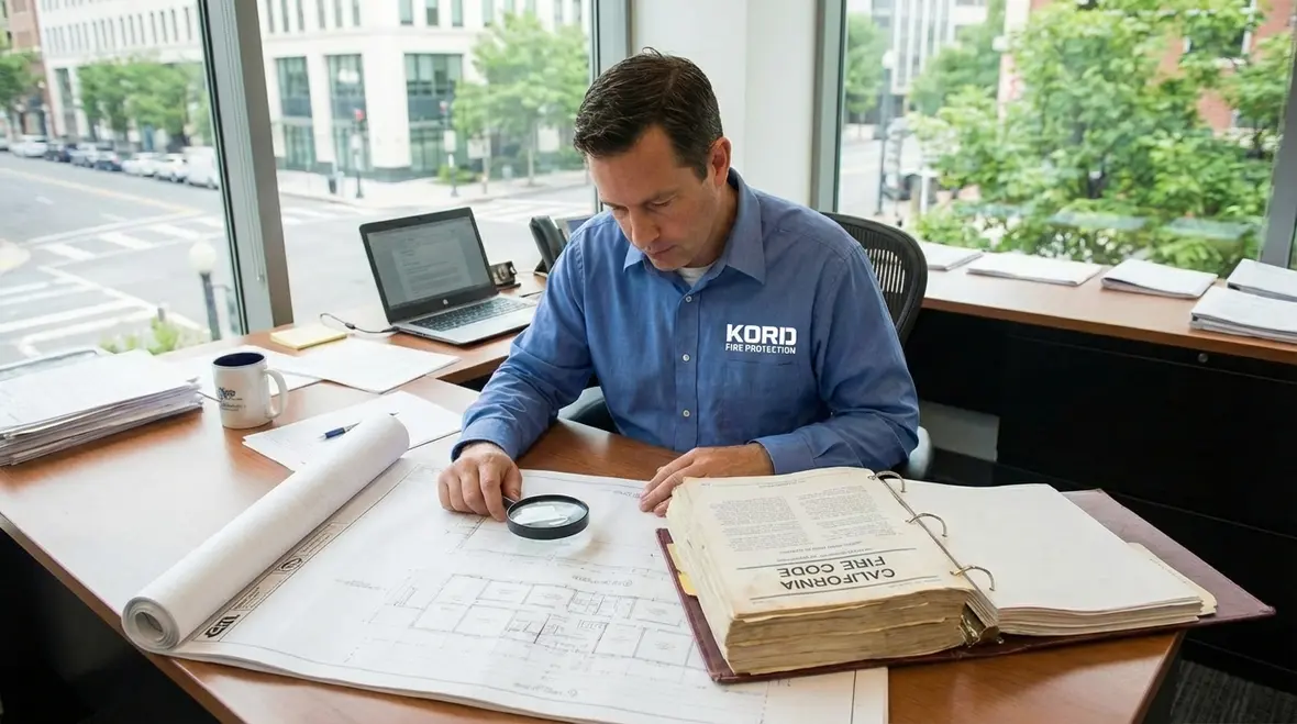 Industrial fire code overview in Southern California warehouse